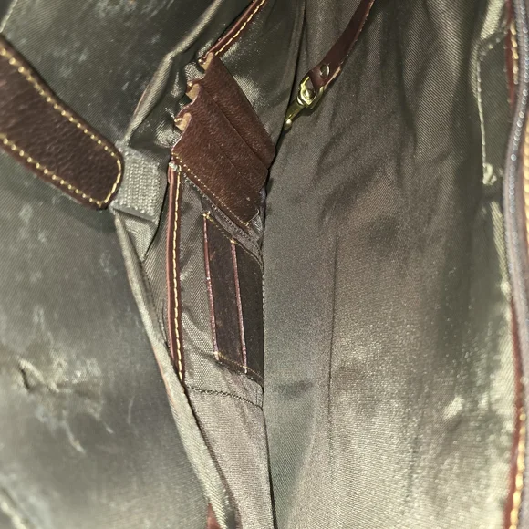 Orvis Bullhide Leather Expandable Briefcase